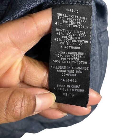 Mondetta Women's Blue Full Zip Performance Wear Fleece Hooded Jacket - Picture 9 of 10